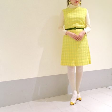 天王寺mio店 60s Spring One Piece Grapefruit Moon